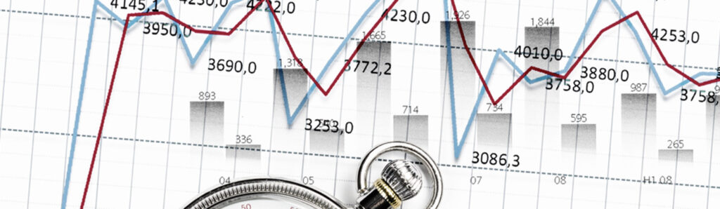Pocket Watch with Line Chart