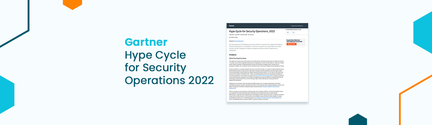 Gartner Hype Cycle for Security Operations 2022 report