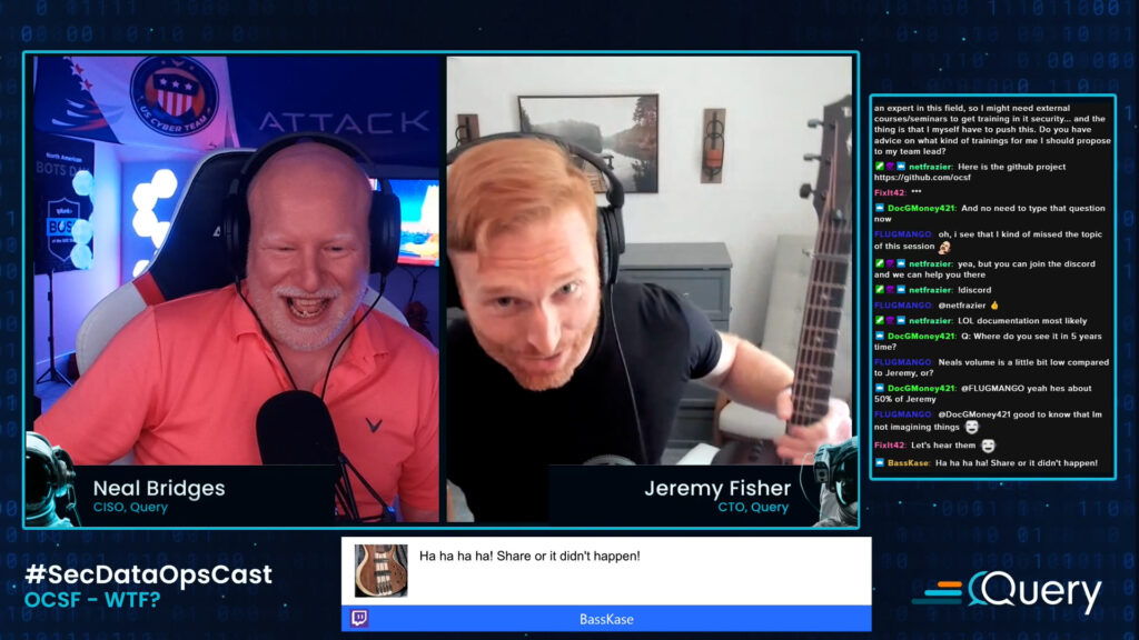 SecDataOpsCast OCSF WTF screenshot