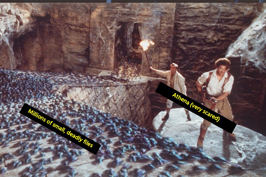 amazon athena too many files meme
