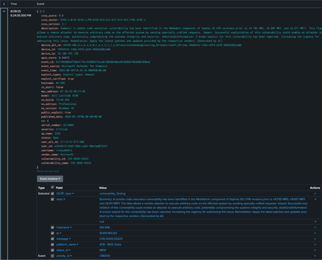 query splunk investigation