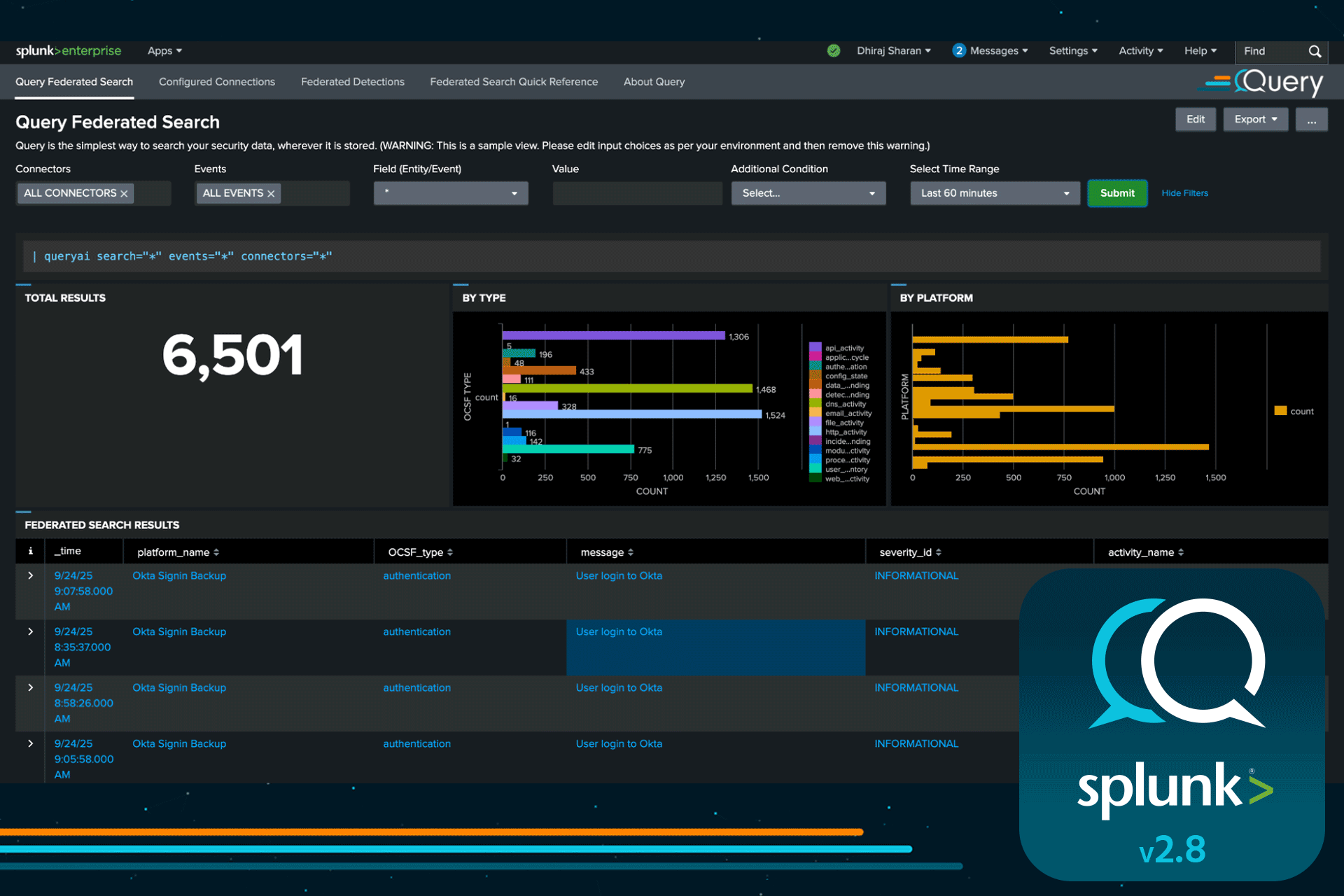 Product Release: Announcing Query Splunk App 2.8
